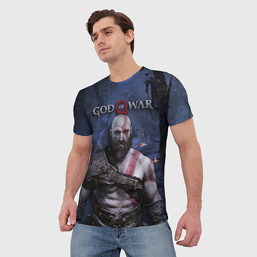 Мужская футболка God of War: Kratos / 3D-принт – фото 3