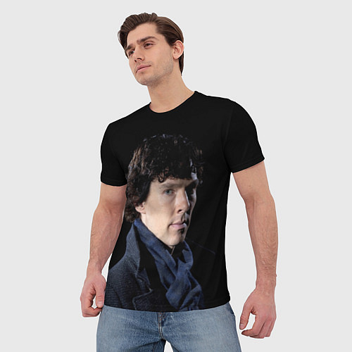 Мужская футболка Sherlock / 3D-принт – фото 3