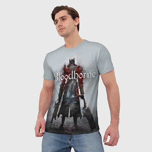 Мужская футболка Bloodborne: Hell Knight / 3D-принт – фото 3