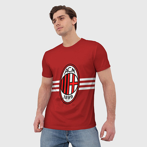 Мужская футболка AC Milan 1899 / 3D-принт – фото 3