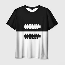 Футболка мужская Molly: Black & White, цвет: 3D-принт