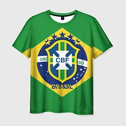 Футболка мужская CBF Brazil, цвет: 3D-принт