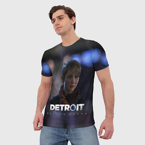 Мужская футболка Detroit: Kara / 3D-принт – фото 3
