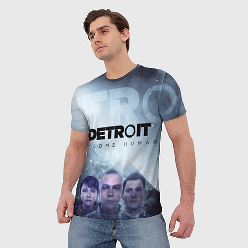 Мужская футболка Detroit: Become Human / 3D-принт – фото 3