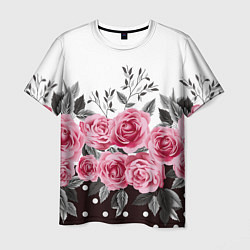 Футболка мужская Roses Trend, цвет: 3D-принт