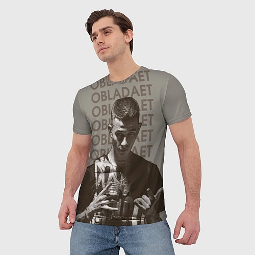 Мужская футболка OBLADAET / 3D-принт – фото 3