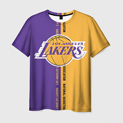 Футболка мужская NBA: LA Lakers, цвет: 3D-принт
