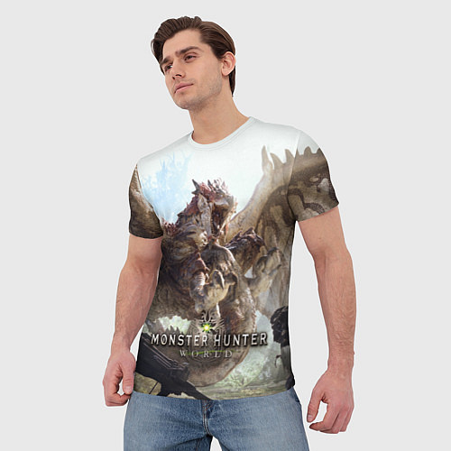 Мужская футболка Monster Hunter: World / 3D-принт – фото 3