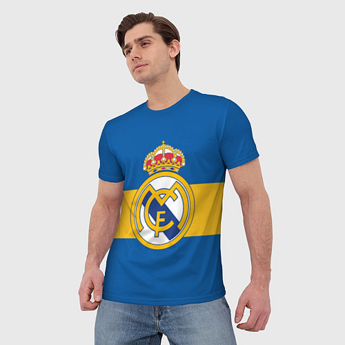 Мужская футболка Реал Мадрид / 3D-принт – фото 3