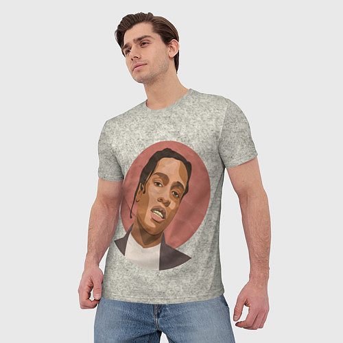 Мужская футболка ASAP Rocky: Runrise / 3D-принт – фото 3