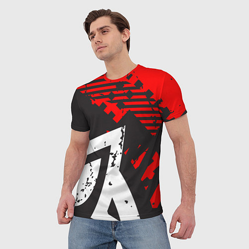 Мужская футболка Grunge Art / 3D-принт – фото 3