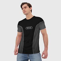 Футболка мужская Audi: Drive Style, цвет: 3D-принт — фото 2