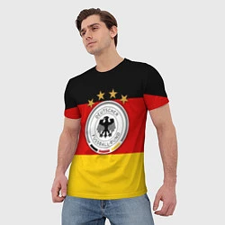 Футболка мужская Немецкий футбол, цвет: 3D-принт — фото 2