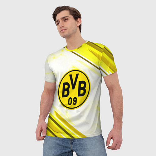 Мужская футболка Borussia / 3D-принт – фото 3