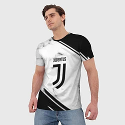 Футболка мужская Juventus, цвет: 3D-принт — фото 2