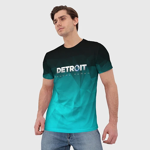 Мужская футболка Detroit: Become Human / 3D-принт – фото 3