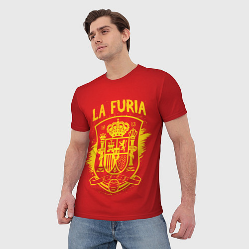 Мужская футболка La Furia / 3D-принт – фото 3