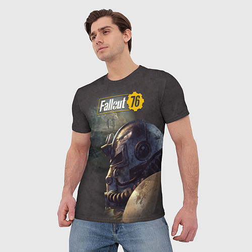 Мужская футболка Fallout 76 / 3D-принт – фото 3