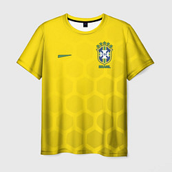 Футболка мужская Brazil Team: WC 2018, цвет: 3D-принт