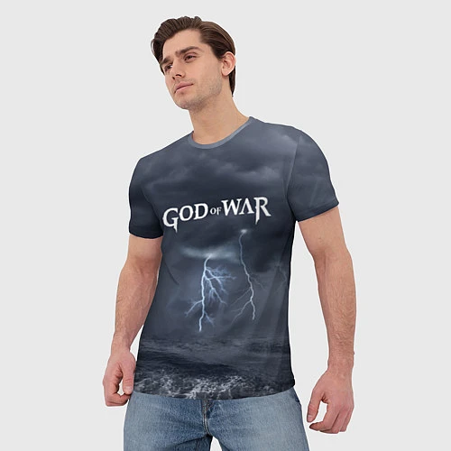 Мужская футболка God of War: Storm / 3D-принт – фото 3