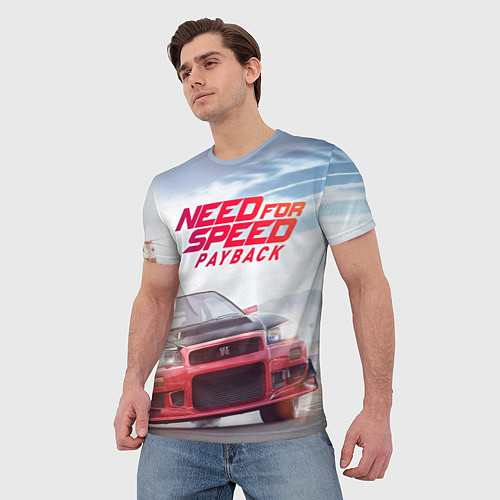 Мужская футболка Need for Speed: Payback / 3D-принт – фото 3