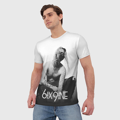 Мужская футболка 6IX9INE / 3D-принт – фото 3
