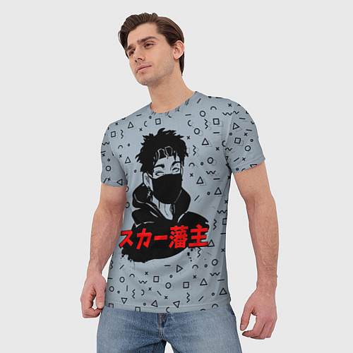 Мужская футболка Scarlxrd: Japan Style / 3D-принт – фото 3