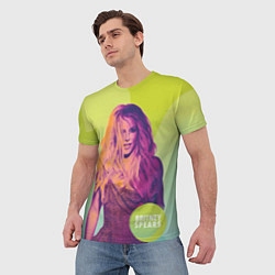Футболка мужская Britney Spears, цвет: 3D-принт — фото 2