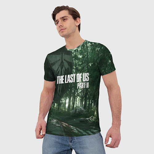 Мужская футболка The Last Of Us: Dark Forest / 3D-принт – фото 3