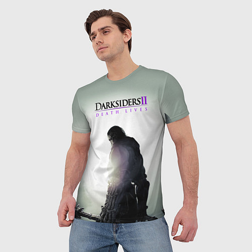 Мужская футболка Darksiders II: Death Lives / 3D-принт – фото 3