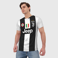 Футболка мужская FC Juventus 18-19, цвет: 3D-принт — фото 2