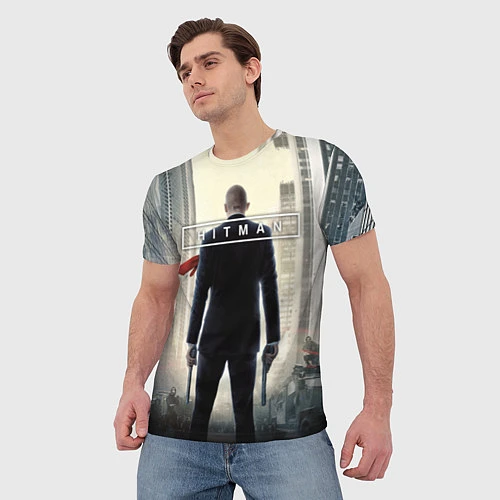 Мужская футболка Hitman: Retribution / 3D-принт – фото 3