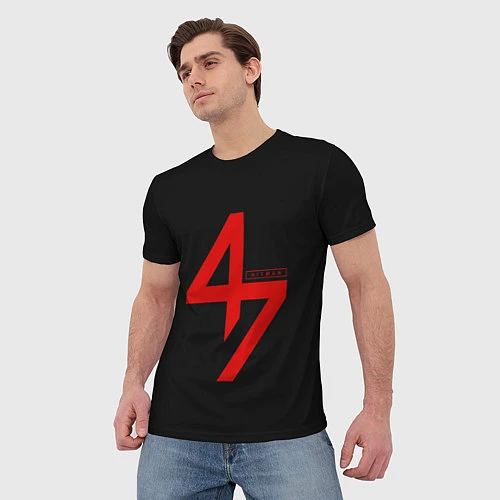 Мужская футболка Hitman: Agent 47 / 3D-принт – фото 3