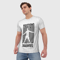 Футболка мужская Cris7iano Juventus, цвет: 3D-принт — фото 2