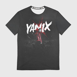 Футболка мужская YANIX: Black Side, цвет: 3D-принт