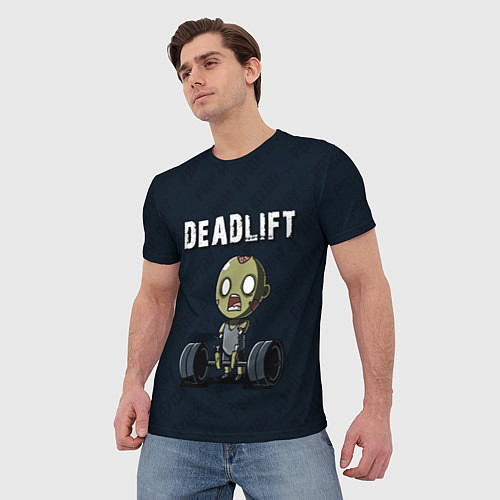 Мужская футболка Deadlift / 3D-принт – фото 3