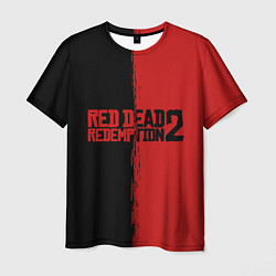 Футболка мужская RDD 2: Black & Red, цвет: 3D-принт