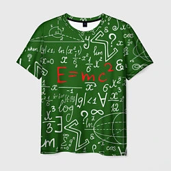 Футболка мужская E=mc2: Green Style, цвет: 3D-принт