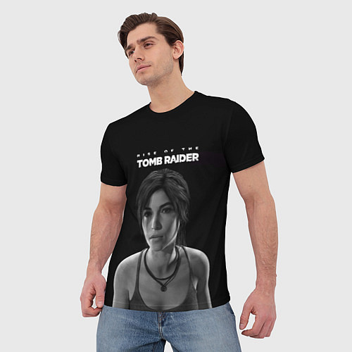 Мужская футболка Rise if The Tomb Raider / 3D-принт – фото 3