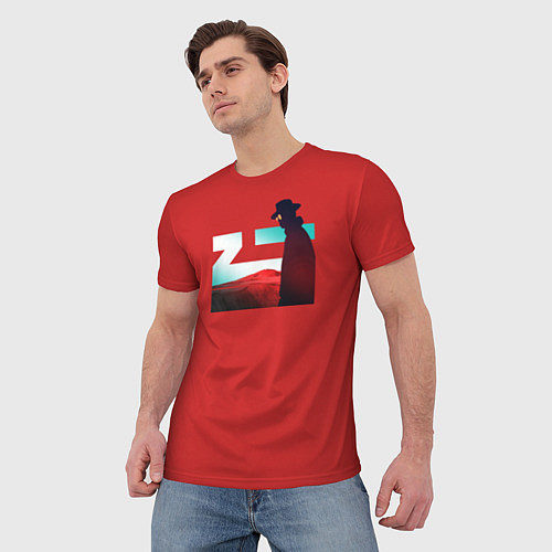 Мужская футболка ZHU: Red Desert / 3D-принт – фото 3