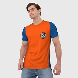 Футболка мужская DBZ: Gohan Kanji Emblem, цвет: 3D-принт — фото 2