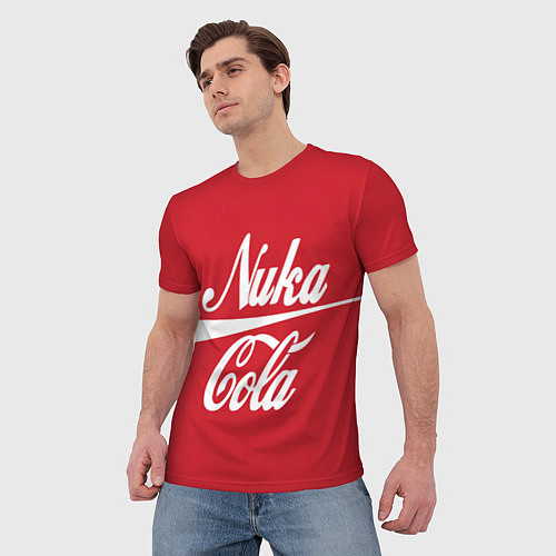 Мужская футболка Nuka Cola / 3D-принт – фото 3