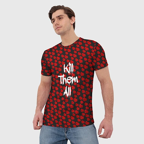 Мужская футболка R6S: Kill Them All / 3D-принт – фото 3