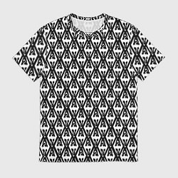 Футболка мужская TES: White Pattern, цвет: 3D-принт