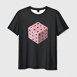 Футболка мужская Black Pink Cube, цвет: 3D-принт