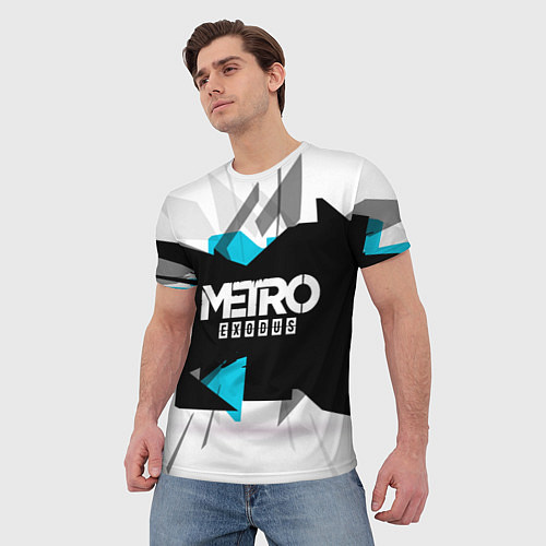 Мужская футболка Metro: Exodus Sky / 3D-принт – фото 3