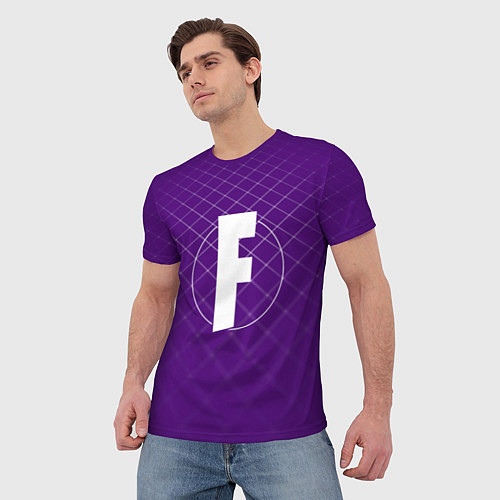 Мужская футболка F – Fortnite / 3D-принт – фото 3
