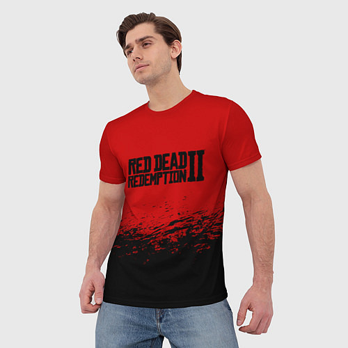 Мужская футболка Red Dead Redemption II / 3D-принт – фото 3