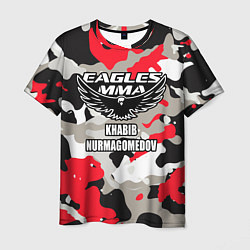 Футболка мужская Khabib Nurmagomedov: Red Camo, цвет: 3D-принт