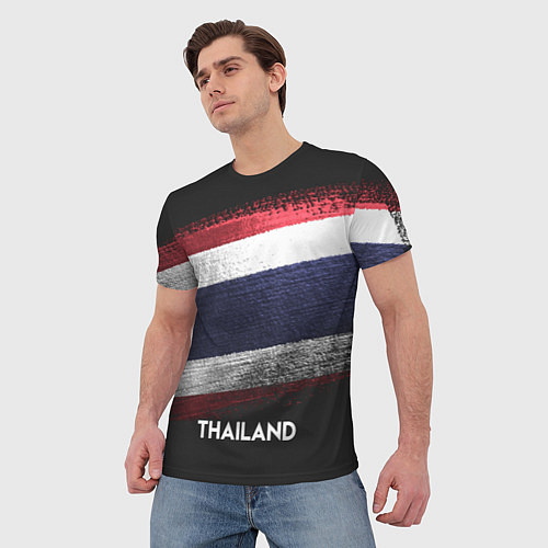 Мужская футболка Thailand Style / 3D-принт – фото 3